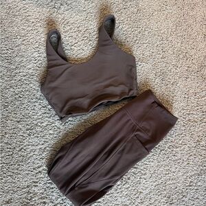Brown activewear set